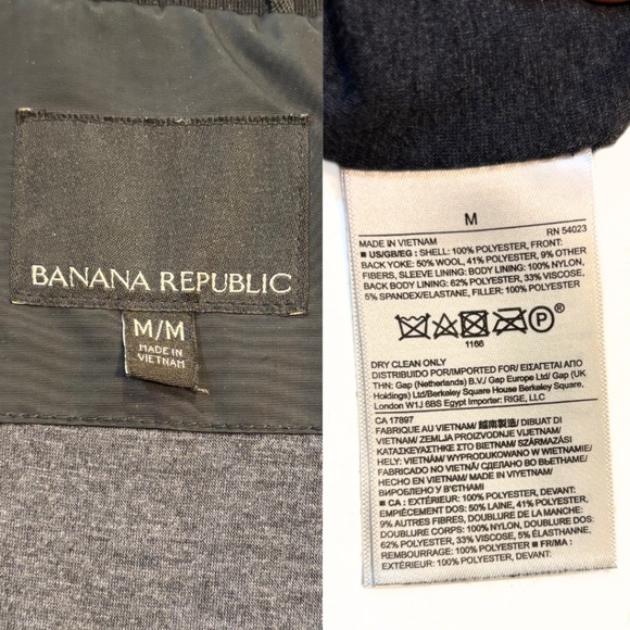 Banana Republic Quilted Jacket Black Size M - Picture 9 of 9